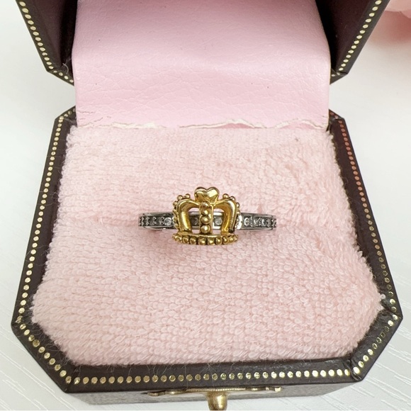 Vintage Juicy Couture Crown Wish Ring Size 7 - Picture 9 of 9